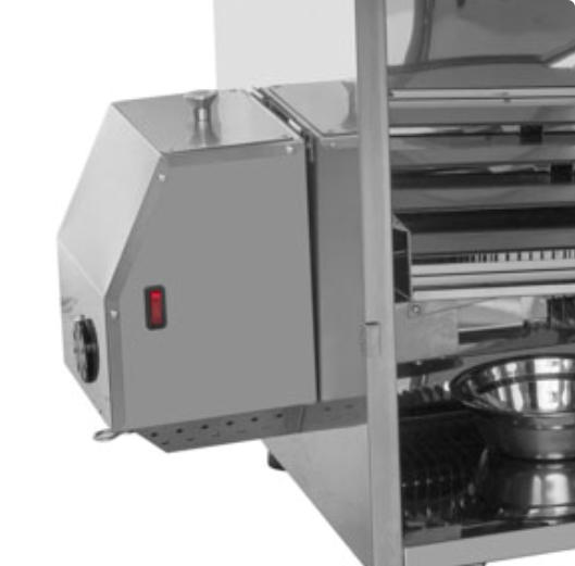 Rauchgenerat am Räucherofen