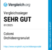 Orchideengranulat ist Testsieger bei Vergleich.org